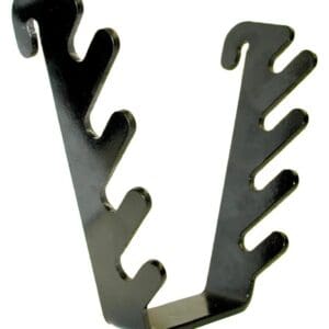 V-shaped metal multi-hook wall rack