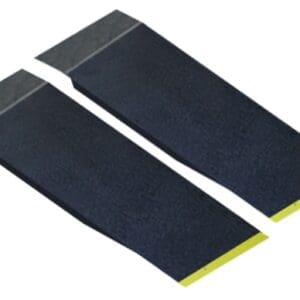 Pair of black adhesive traction strips