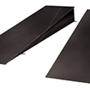 Pair of black loading ramps