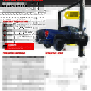 12K HD adjustable two-post vehicle lift