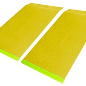 Two yellow padded mailer envelopes