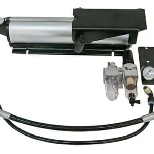 Pneumatic actuator kit with regulator and hoses