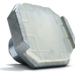 Octagonal LED puck light with metal housing