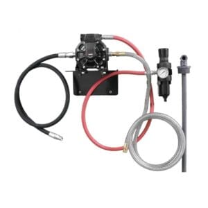 Diaphragm pumping system, Wall Mounted, 1" CF50 Polyproplene, for Anti-freeze & Windshield Wash Solutions (Balcrank: model 1121-027)