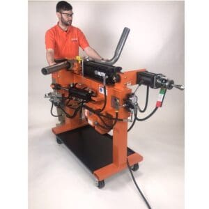 Pipe Bender, Knee Pad Controls, Manual Depth of Bend, No Swager (Huth: model 1605)