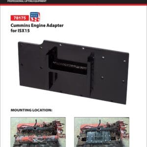 Cummins Engine Adapter (Norco: model 78175)