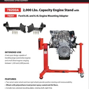 Ford Engine Adapter (Norco: model 78201)