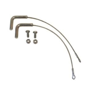 Turntable Part, Lock-Pins with hardware, Set of 2 (QSP: model 20-641)