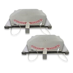 Turntables, Standard Duty, Stainless Steel, with Pointer, 1-1/2" Height, Set of 2 (QSP: model 25-129-P)