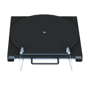 Turntables, Standard Duty, Mild Steel, with Handles, Black, for BendPak Racks, 1-3/4" Height, Set of 2 (QSP: model 25-150)