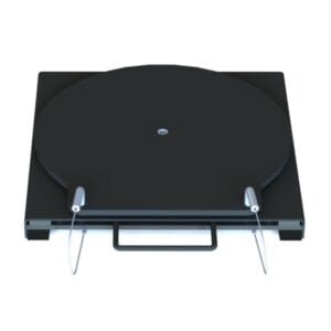 Turntables, Standard Duty, Mild Steel, with Handles, Black, for BendPak Racks, 2" Height, Set of 2 (QSP: model 25-152)