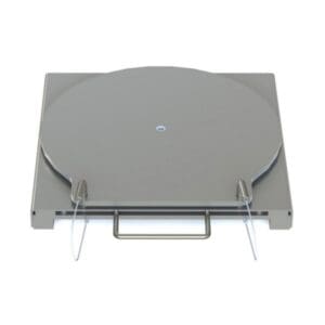 Turntables, Standard Duty, Stainless Steel, with Handles, for BendPak Racks, 2" Height, Set of 2 (QSP: model 25-152-SS)