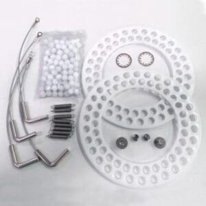 Turntable Part, Repair Kit, Stainless Steel, with Lock-Pins, for Medium Duty Turn-Plates (QSP: model 41-11-MD)