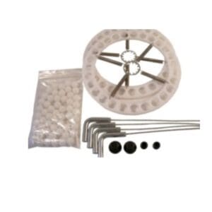 Turntable Part, Repair Kit, Stainless Steel, without Lock-Pins, for Medium Duty Turn-Plates (QSP: model 41-11-MD-H)