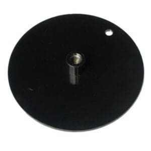 Turntable Part, Slide, 6.5" Round, Mild Steel, Black, Fits QSP & Hunter Plates (QSP: model 51-1754)