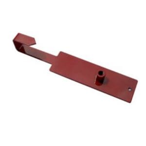 Turntable Part, Pointer, Mild Steel, Red (QSP: model QSP-95-14-R)
