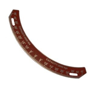 Turntable Part, Pointer Gauge/Scale, for Standard Duty Turn-plates (QSP: model 96-49)