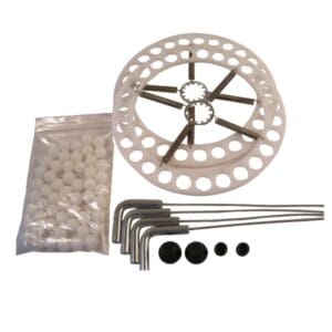 Turntable Part, Repair Kit, Carbon Steel, with Lock-Pins, for Standard Duty Turn-Plates (QSP: model CH-11)