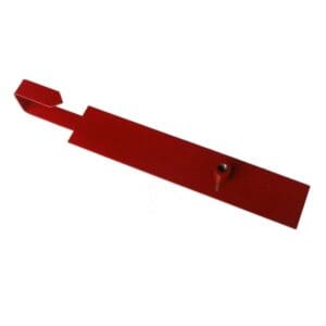 Turntable Part, Pointer, Mild Steel, Red, Fits QSP & Hunter Heavy-Duty Turn-Plates (QSP: model L46-8)
