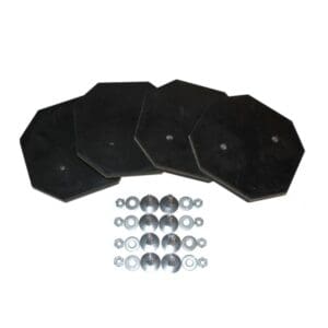 Auto Lift Accessory, Rubber Pads, for Challenger & VBM Lifts, Set of 4 (QSP: model QSP01D)