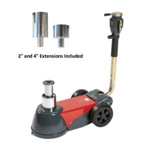 Floor Jack, 25/10 Ton, Air/Hydraulic, Portable, for Field Service (Stertil-Koni: model SKB25-2)