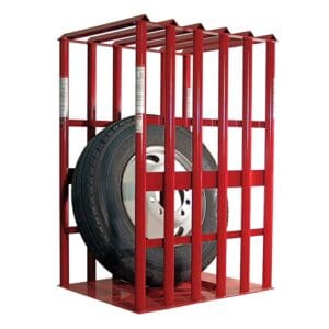 Tire Inflation Cage, for Tires up to 29"W x 59" Dia.  (Branick: model 2260)