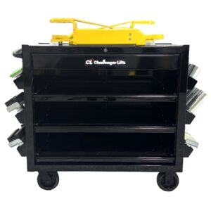 Auto Lift Accessory, Adapter Cart, 3 Drawer (Challenger Lift: model ACC-CART-PKG)